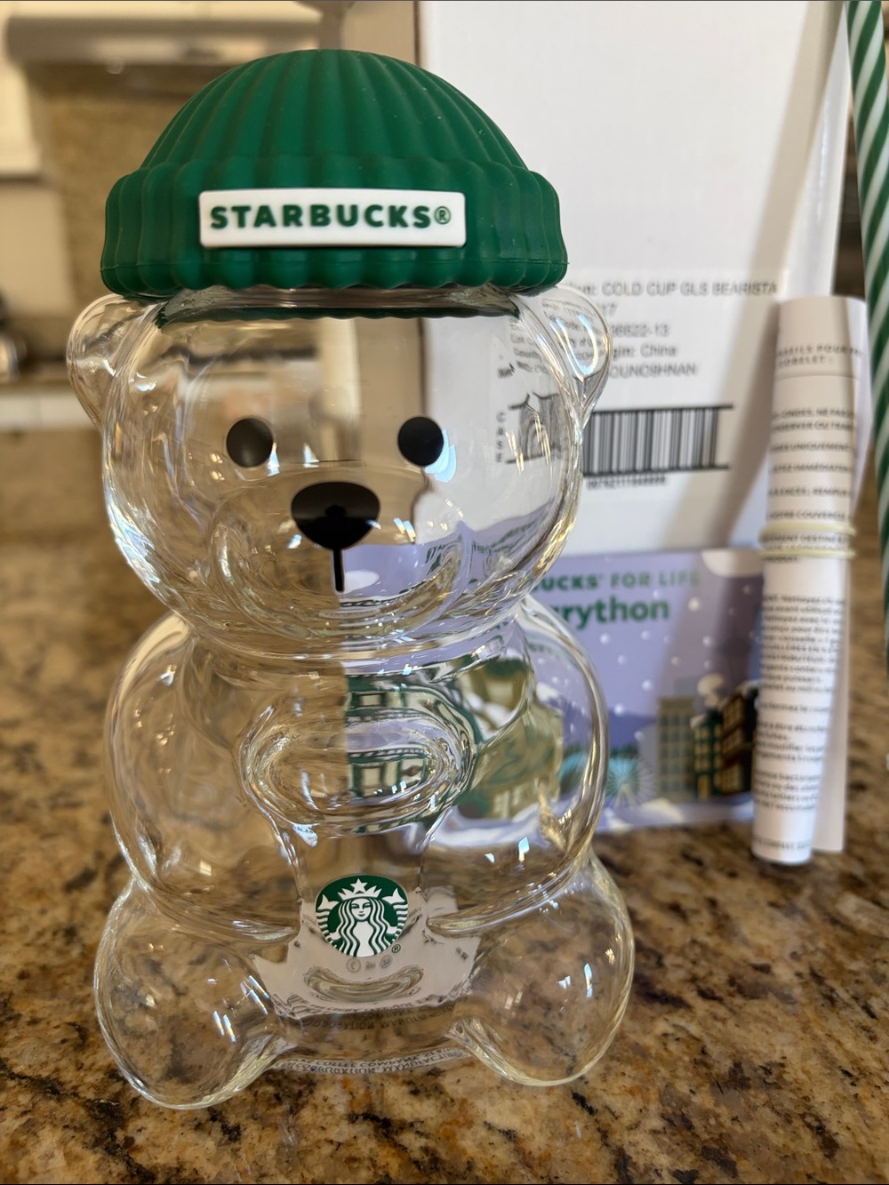 Starbucks Cold Cup Glass Bearista